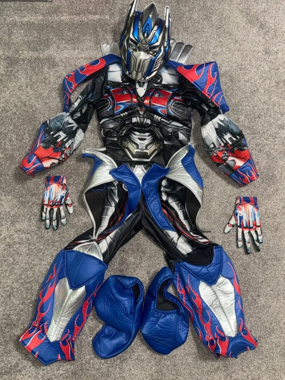 Boys Optimus Prime Transformers Halloween Costume Size Medium 7-8